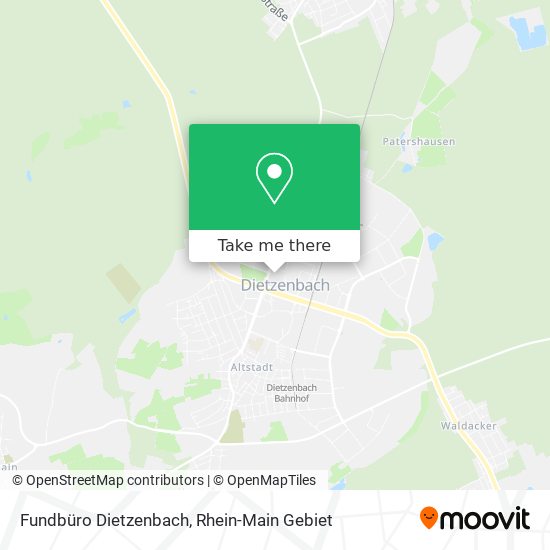 Fundbüro Dietzenbach map