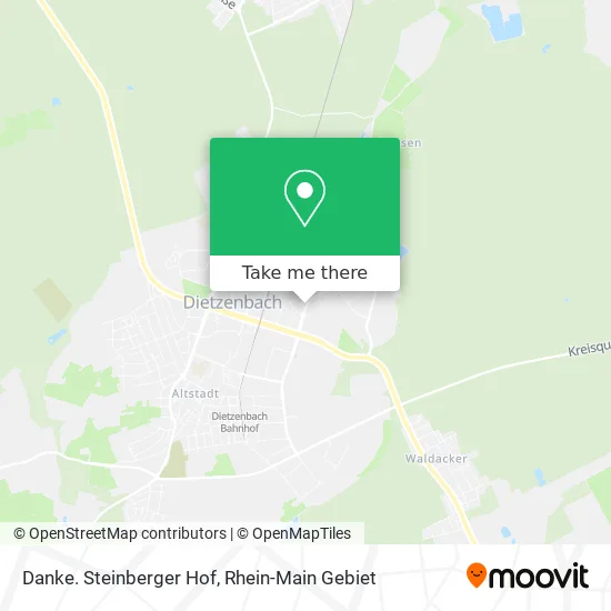 Карта Danke. Steinberger Hof