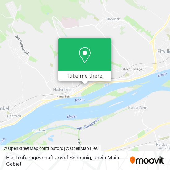 Elektrofachgeschäft Josef Schosnig map