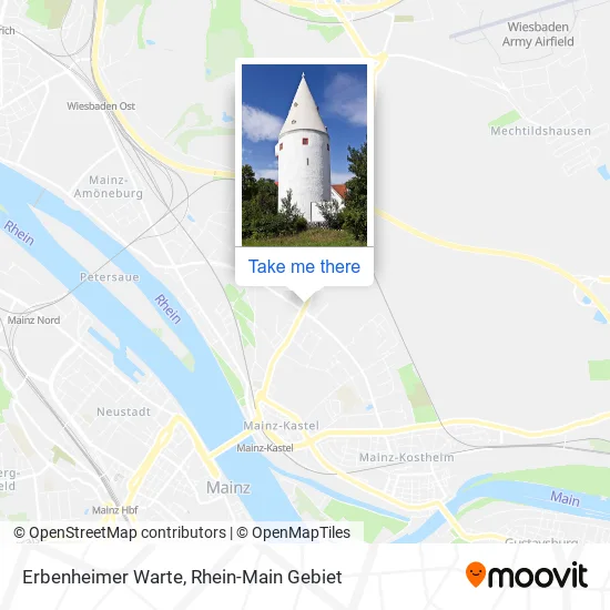 Erbenheimer Warte map