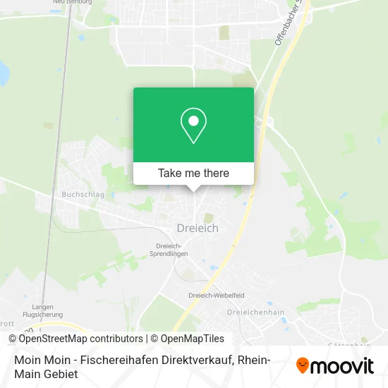 Карта Moin Moin - Fischereihafen Direktverkauf