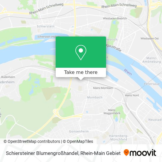 Schiersteiner Blumengroßhandel map