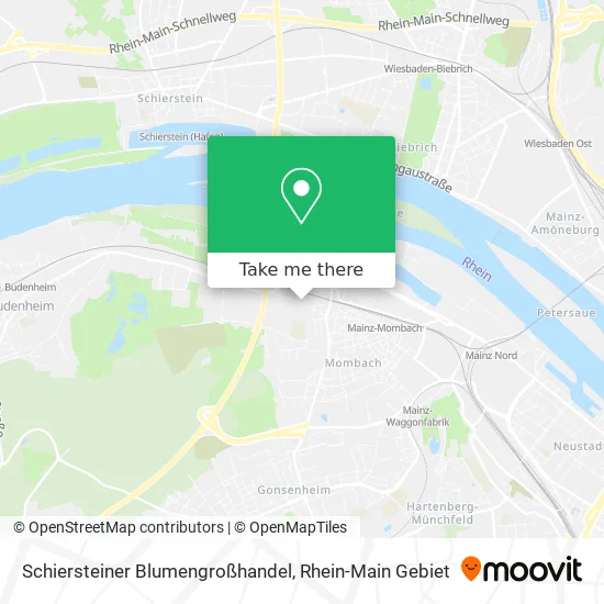 Карта Schiersteiner Blumengroßhandel