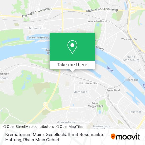 Krematorium Mainz Gesellschaft mit Beschränkter Haftung map