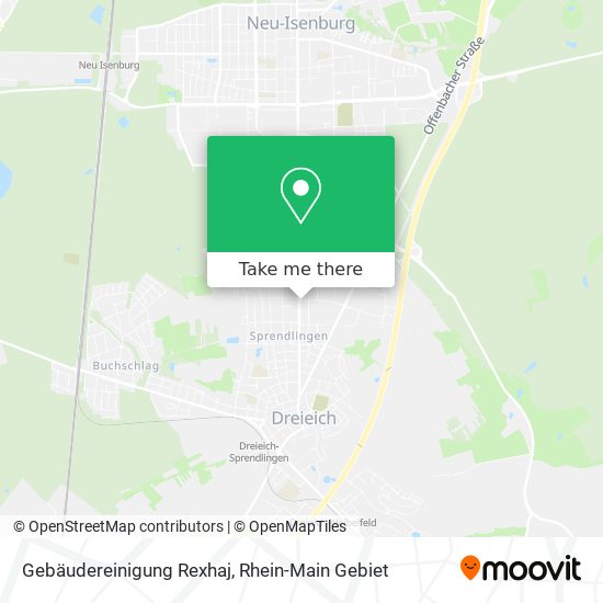 Gebäudereinigung Rexhaj map