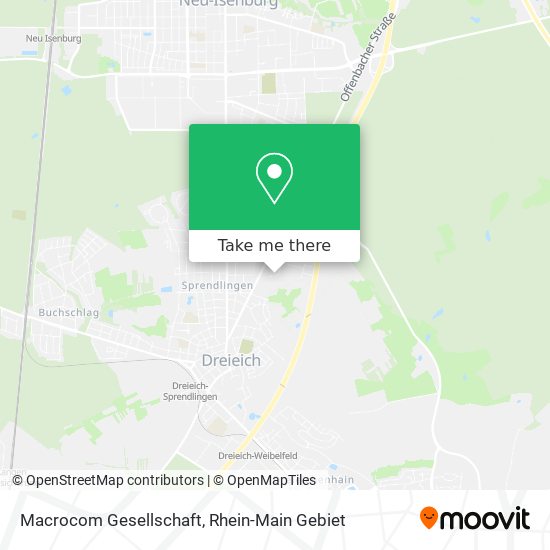 Macrocom Gesellschaft map