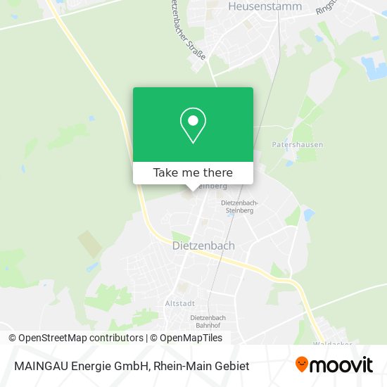 MAINGAU Energie GmbH map