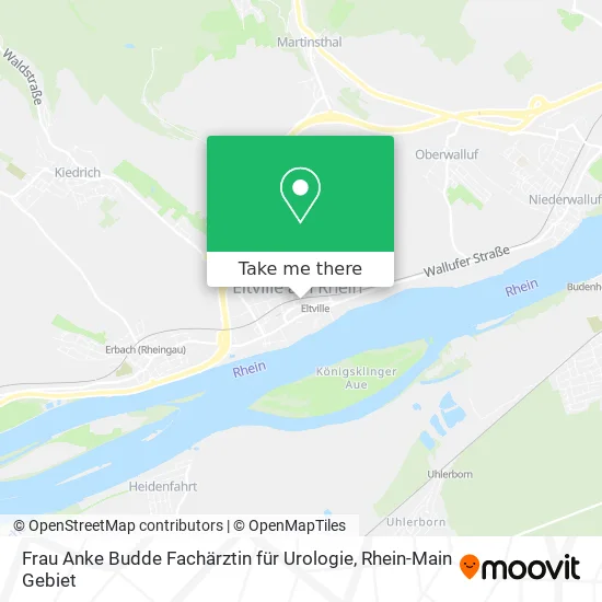 Карта Frau Anke Budde Fachärztin für Urologie