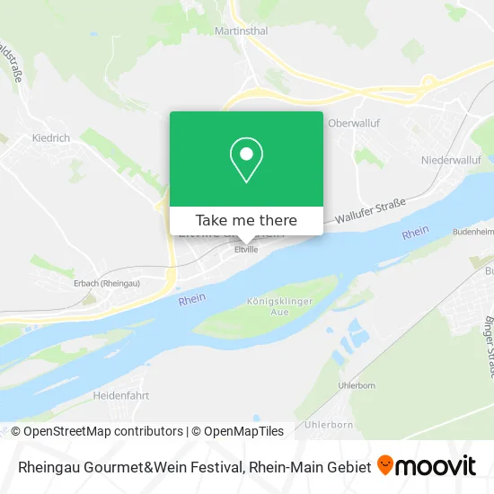 Rheingau Gourmet&Wein Festival map