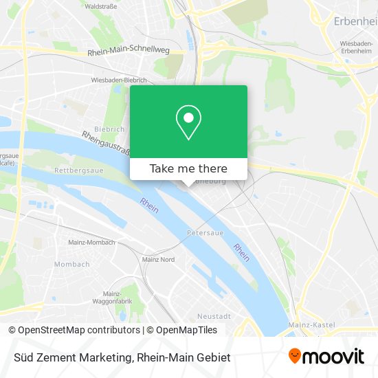 Карта Süd Zement Marketing