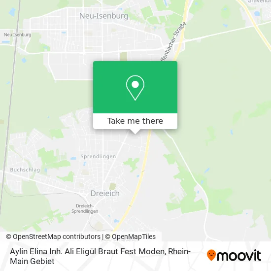 Карта Aylin Elina Inh. Ali Eligül Braut Fest Moden