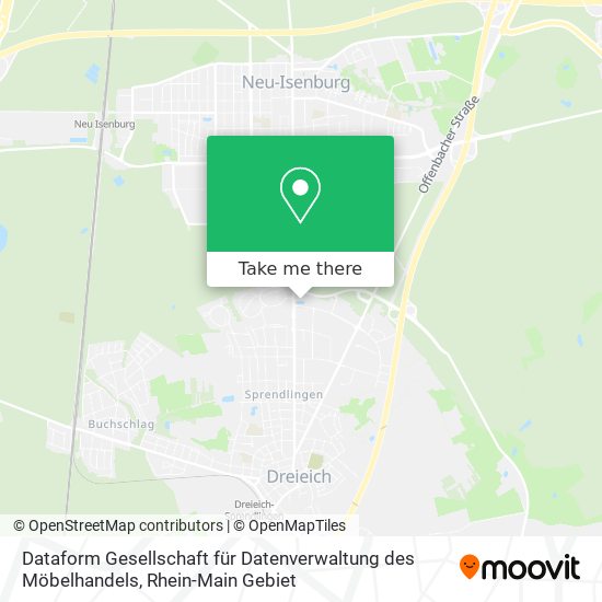 Dataform Gesellschaft für Datenverwaltung des Möbelhandels map