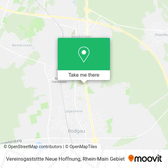 Карта Vereinsgaststtte Neue Hoffnung