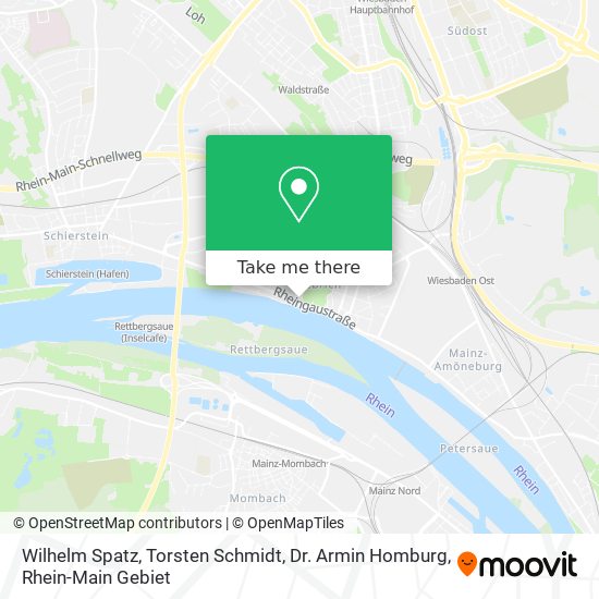 Wilhelm Spatz, Torsten Schmidt, Dr. Armin Homburg map