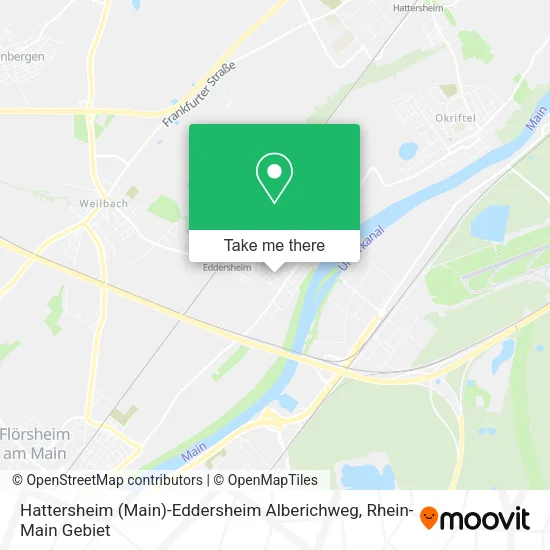Карта Hattersheim (Main)-Eddersheim Alberichweg