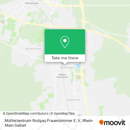 Карта Mütterzentrum Rodgau Frauenzimmer E. V.