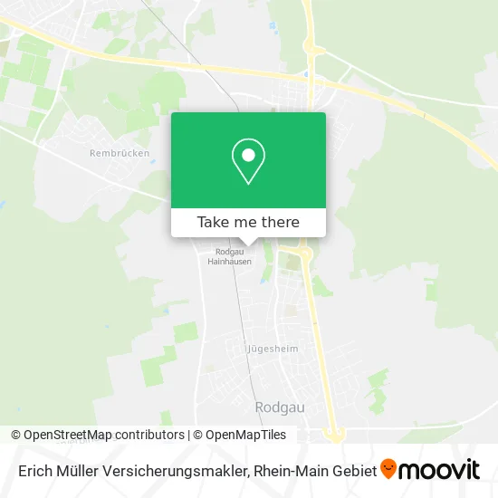 Карта Erich Müller Versicherungsmakler