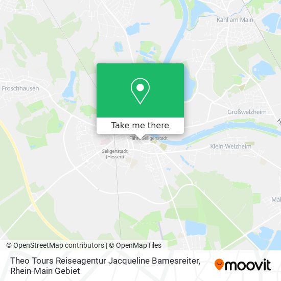 Карта Theo Tours Reiseagentur Jacqueline Bamesreiter