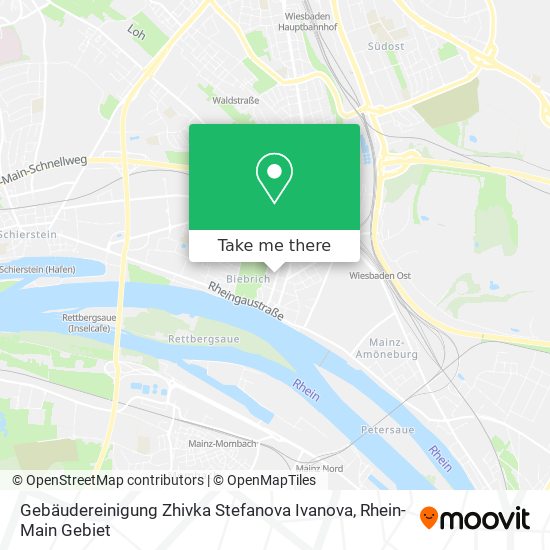 Gebäudereinigung Zhivka Stefanova Ivanova map