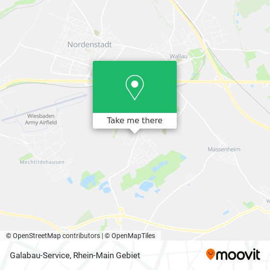 Galabau-Service map