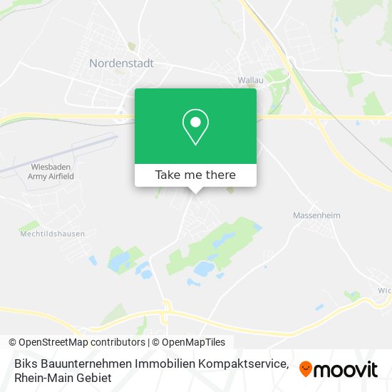 Biks Bauunternehmen Immobilien Kompaktservice map