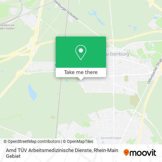 Amd TÜV Arbeitsmedizinische Dienste map