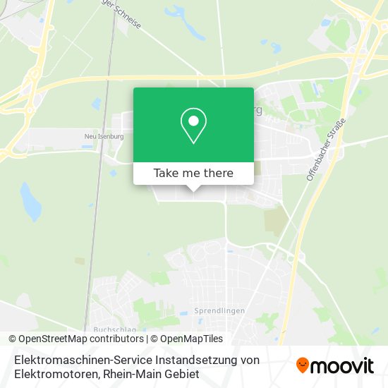 Elektromaschinen-Service Instandsetzung von Elektromotoren map