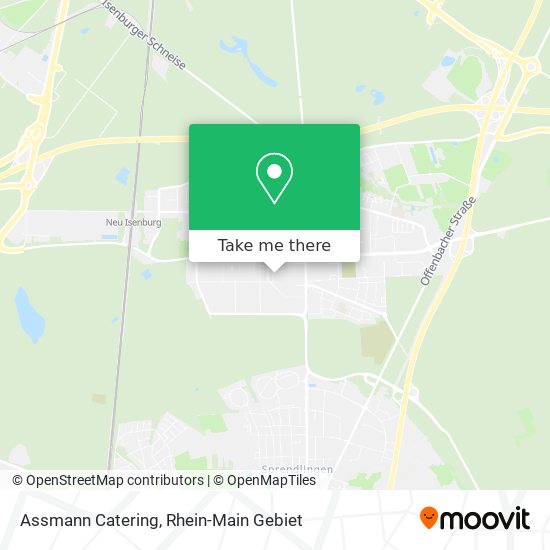 Assmann Catering map