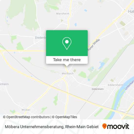 Möbera Unternehmensberatung map