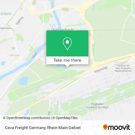 Ceva Freight Germany map