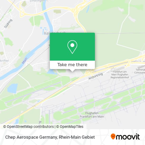 Chep Aerospace Germany map