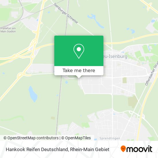 Hankook Reifen Deutschland map