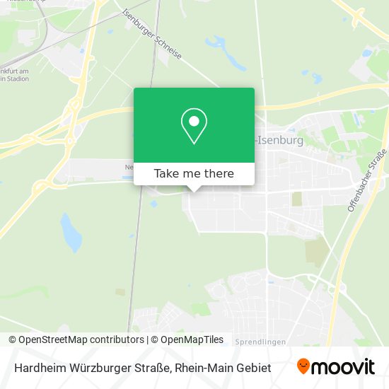 Hardheim Würzburger Straße map