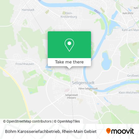 Böhm Karosseriefachbetrieb map