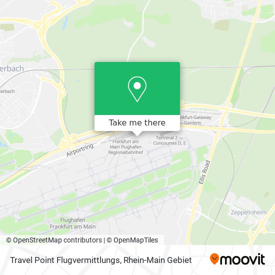 Карта Travel Point Flugvermittlungs