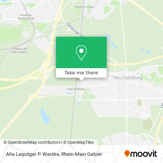 Карта Alte Leipziger P. Wantke