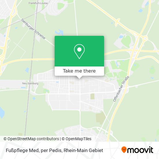 Fußpflege Med, per Pedis map