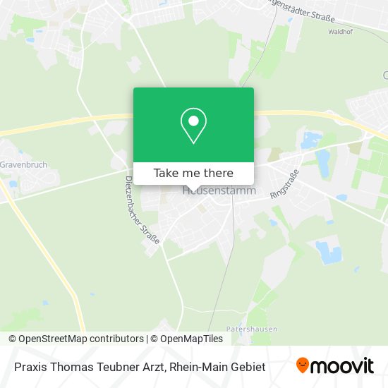 Praxis Thomas Teubner Arzt map