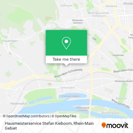 Hausmeisterservice Stefan Kieboom map