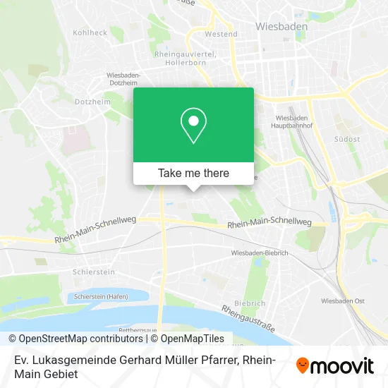 Карта Ev. Lukasgemeinde Gerhard Müller Pfarrer