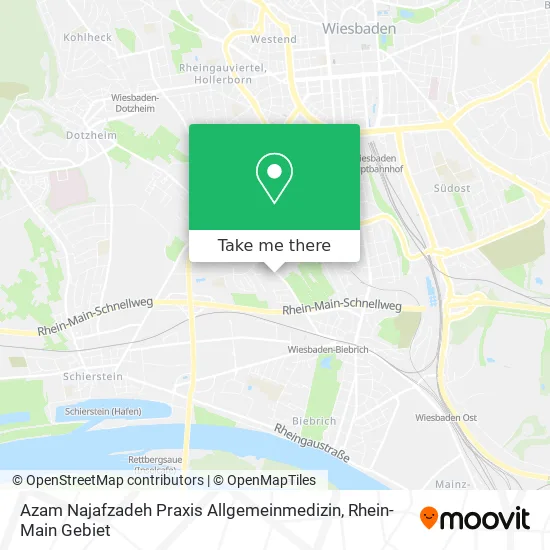 Карта Azam Najafzadeh Praxis Allgemeinmedizin