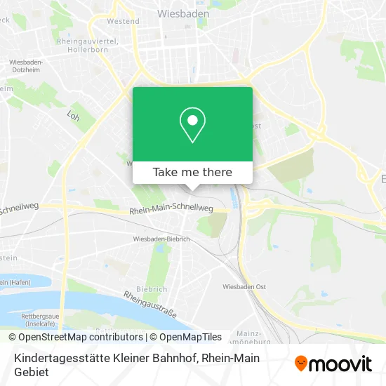 Карта Kindertagesstätte Kleiner Bahnhof