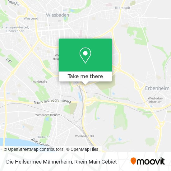 Die Heilsarmee Männerheim map