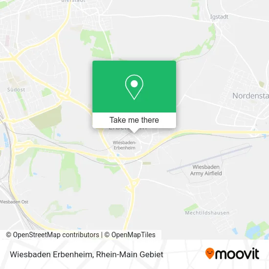 Карта Wiesbaden Erbenheim