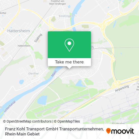 Franz Kohl Transport GmbH Transportunternehmen map