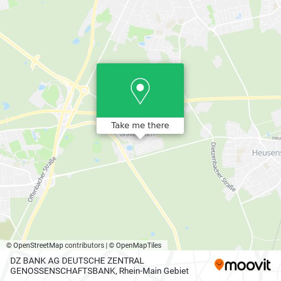 DZ BANK AG DEUTSCHE ZENTRAL GENOSSENSCHAFTSBANK map