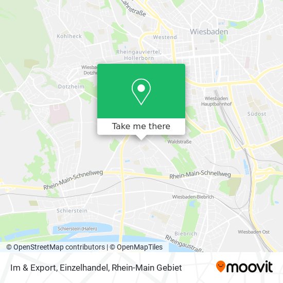 Im & Export, Einzelhandel map