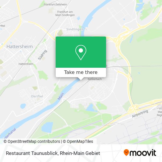 Restaurant Taunusblick map