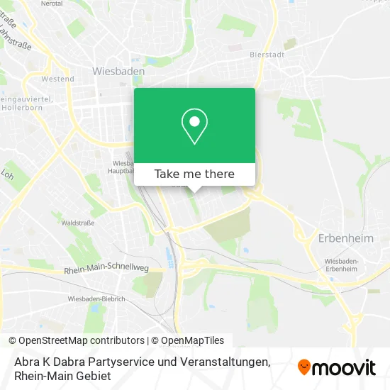 Карта Abra K Dabra Partyservice und Veranstaltungen