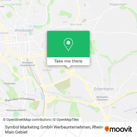 Symbol Marketing GmbH Werbeunternehmen map
